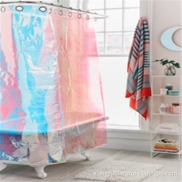 Bathroom Curtains Adorn PET Rainbow Decorating Base Film